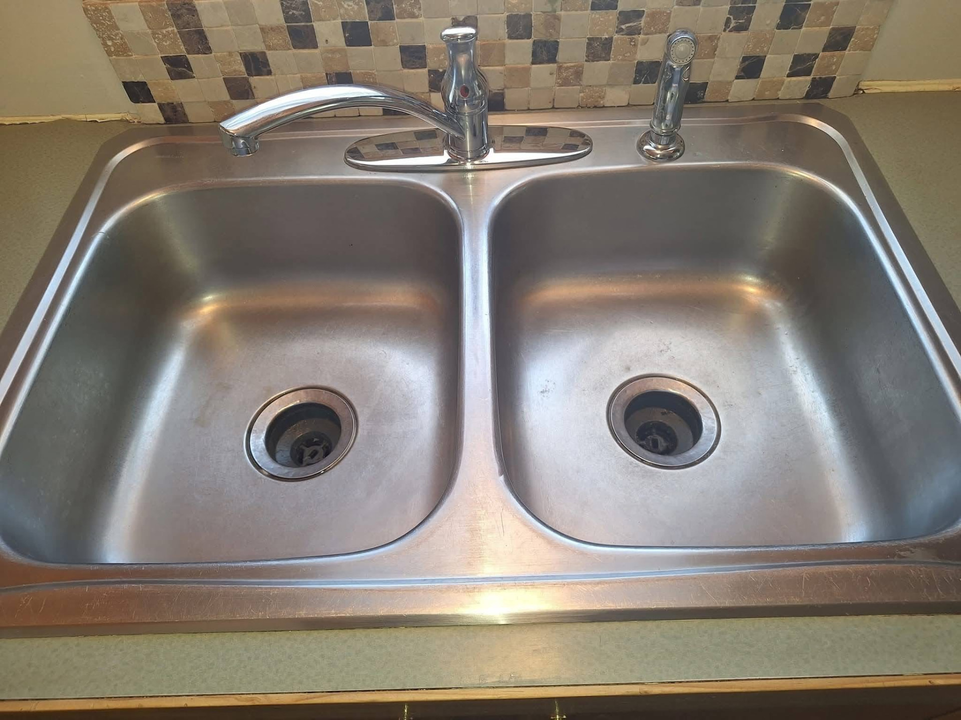 Kitchen sink — after