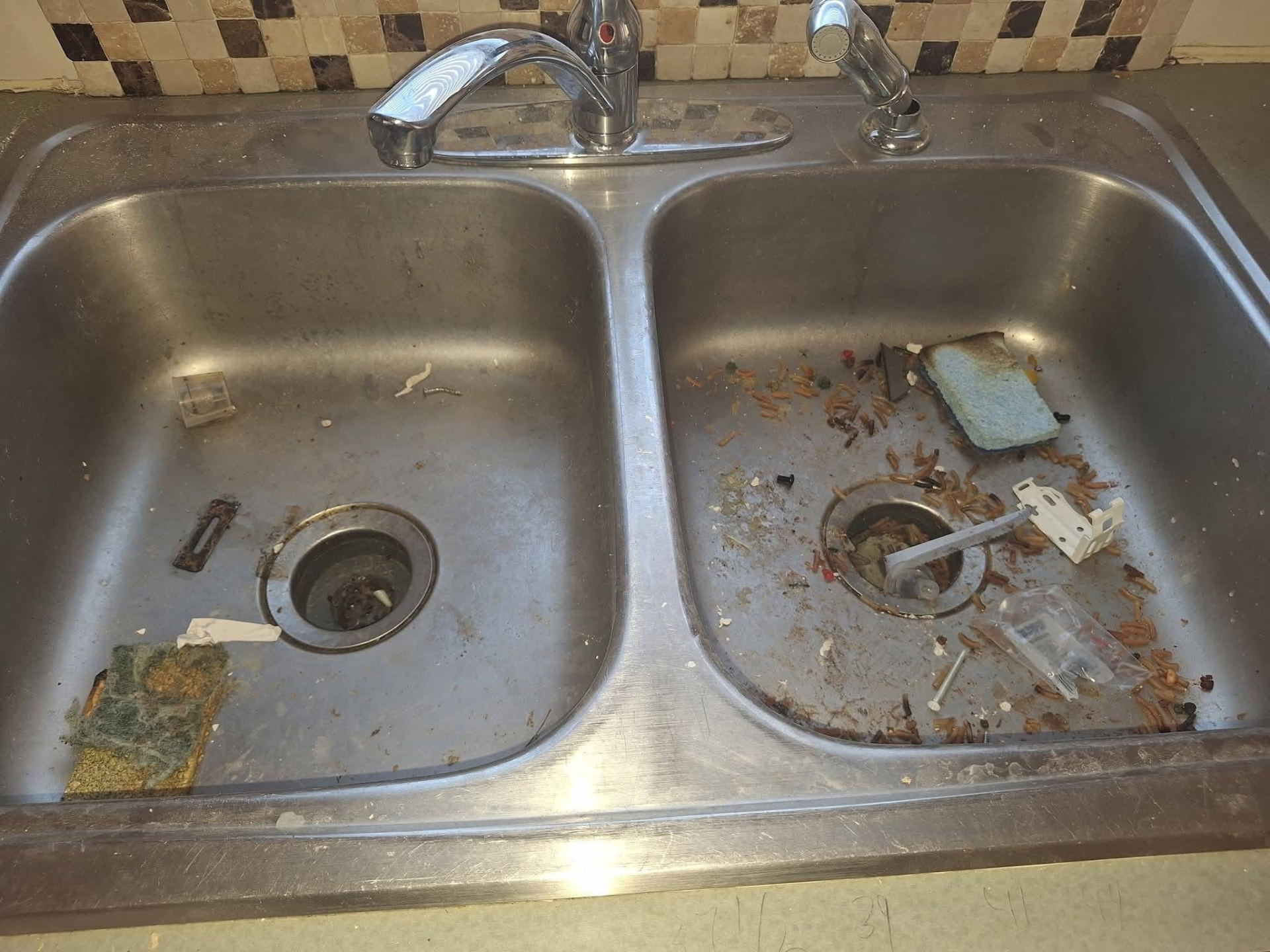 Kitchen sink — before