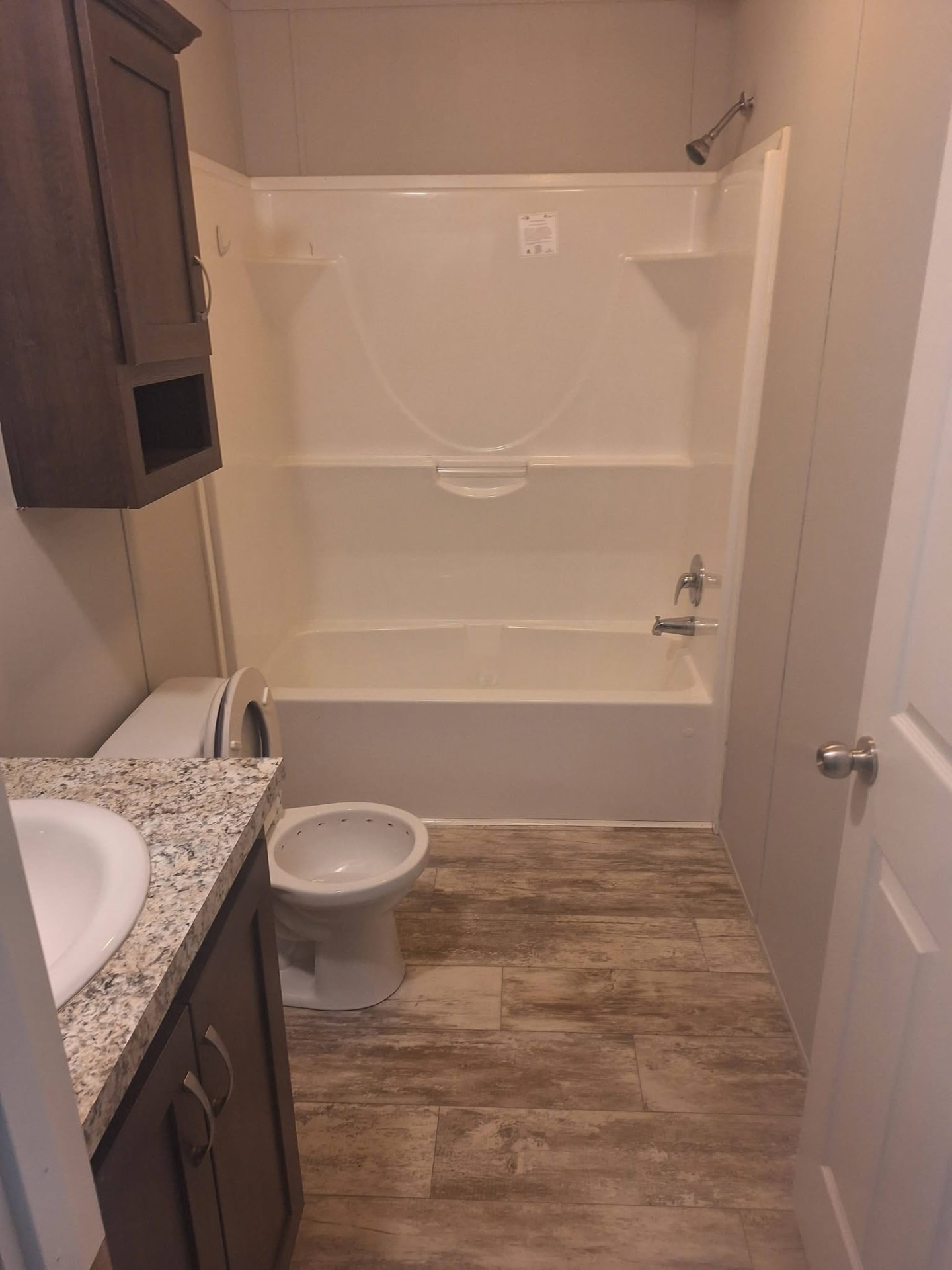 Bathtub and surround — after
