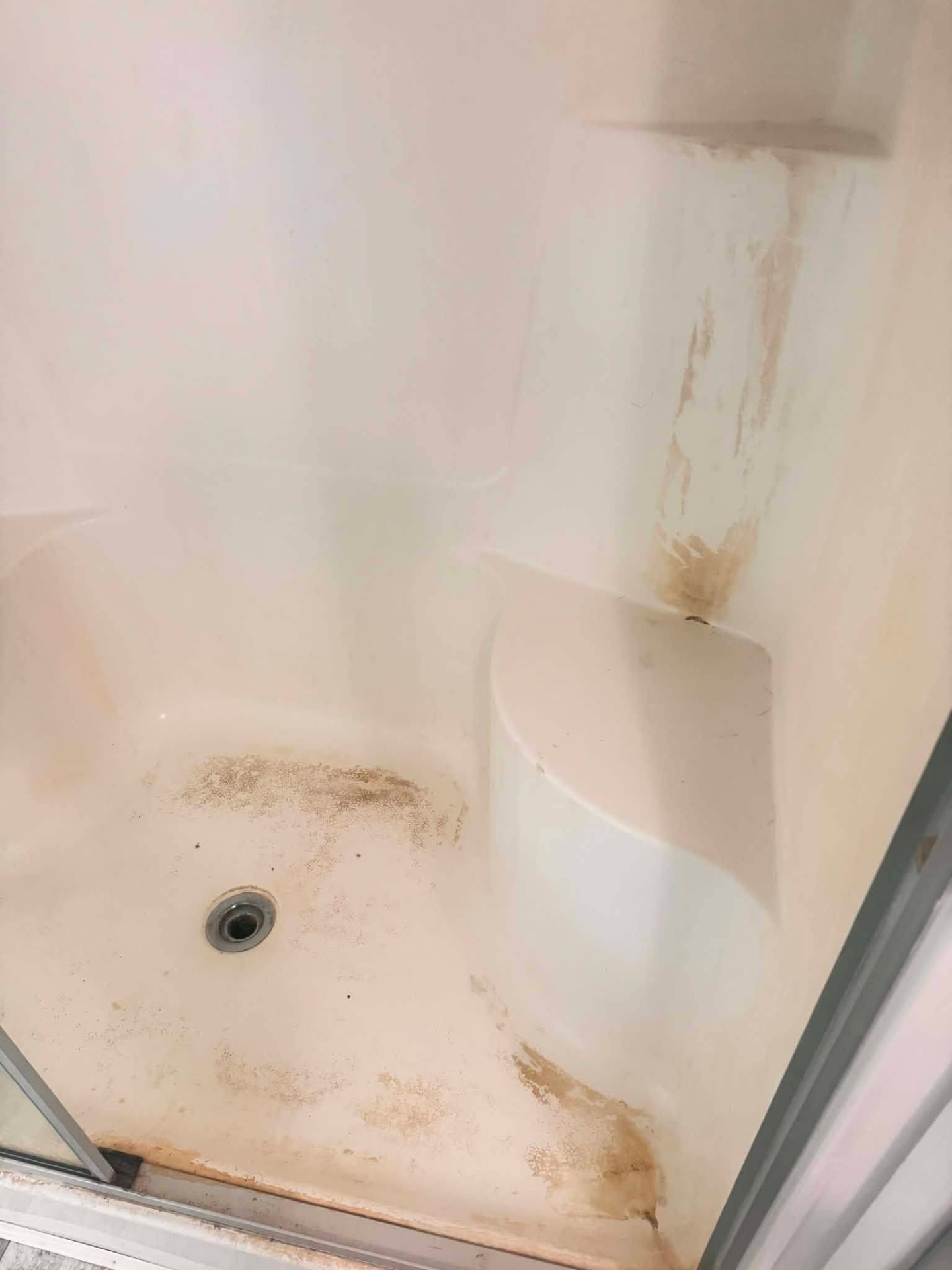 Shower stall — before